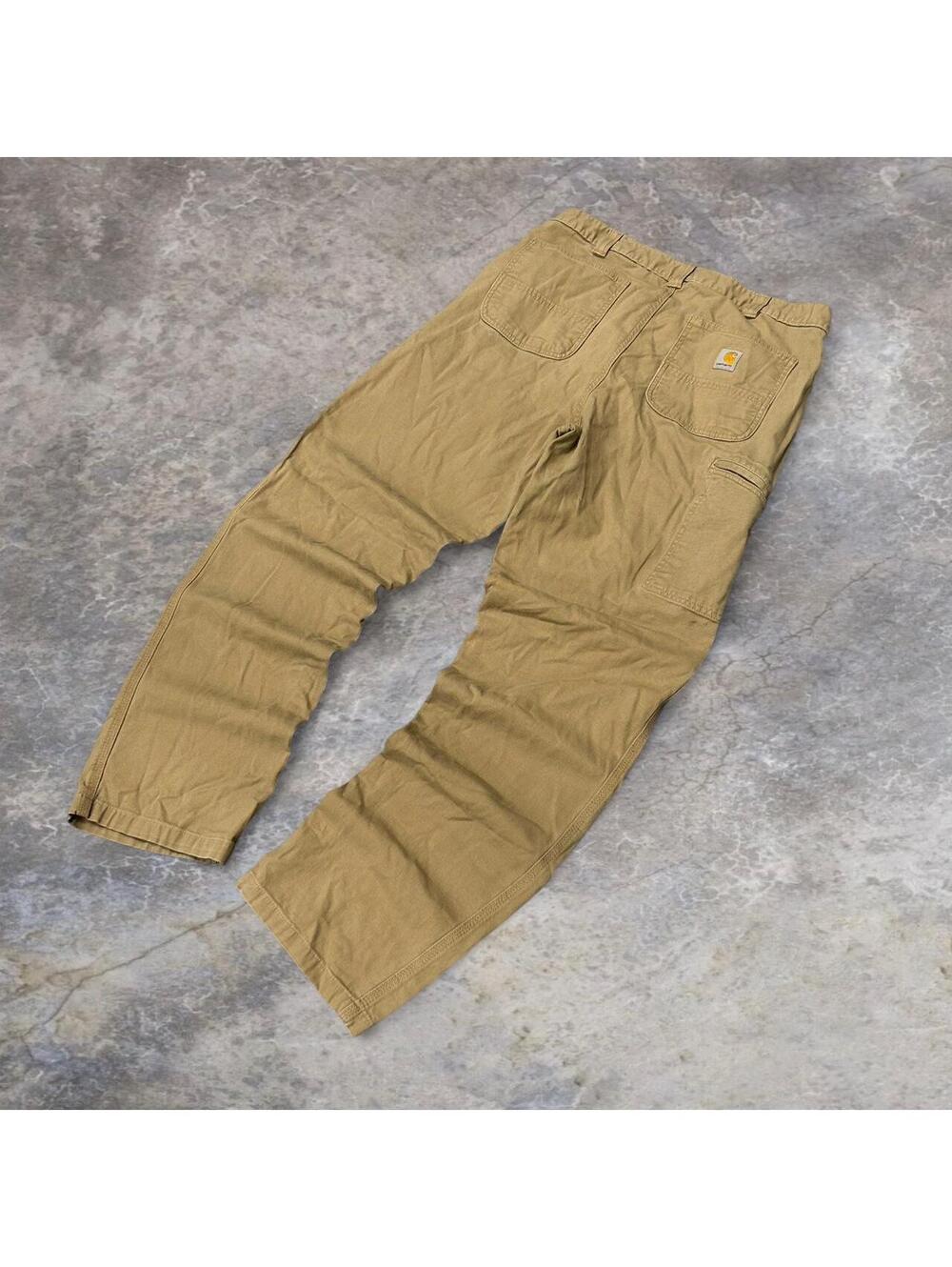 Tan Carhartt carpenter pants #techwear
